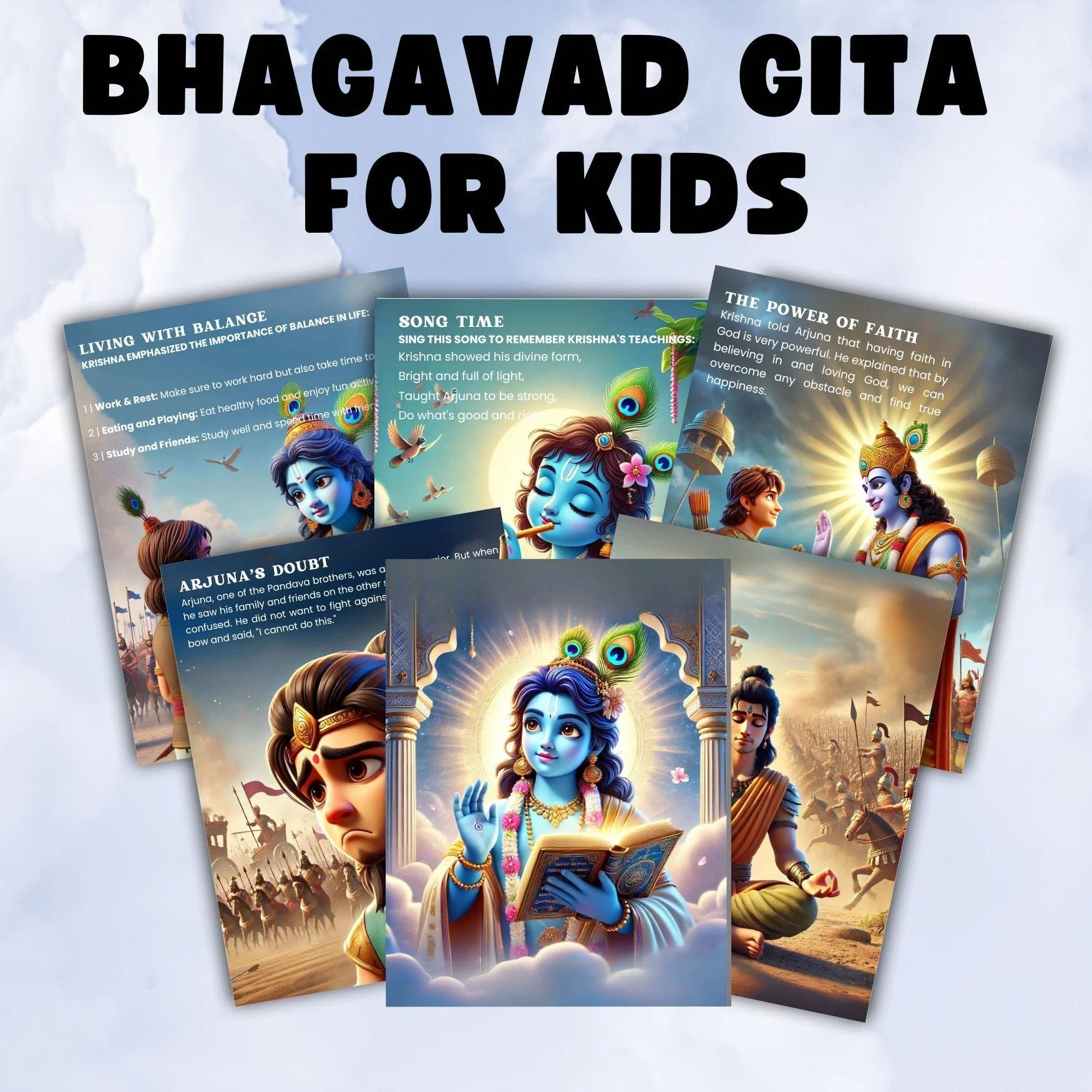 Bhagavad Gita Handbook for Kids - English - Image 3