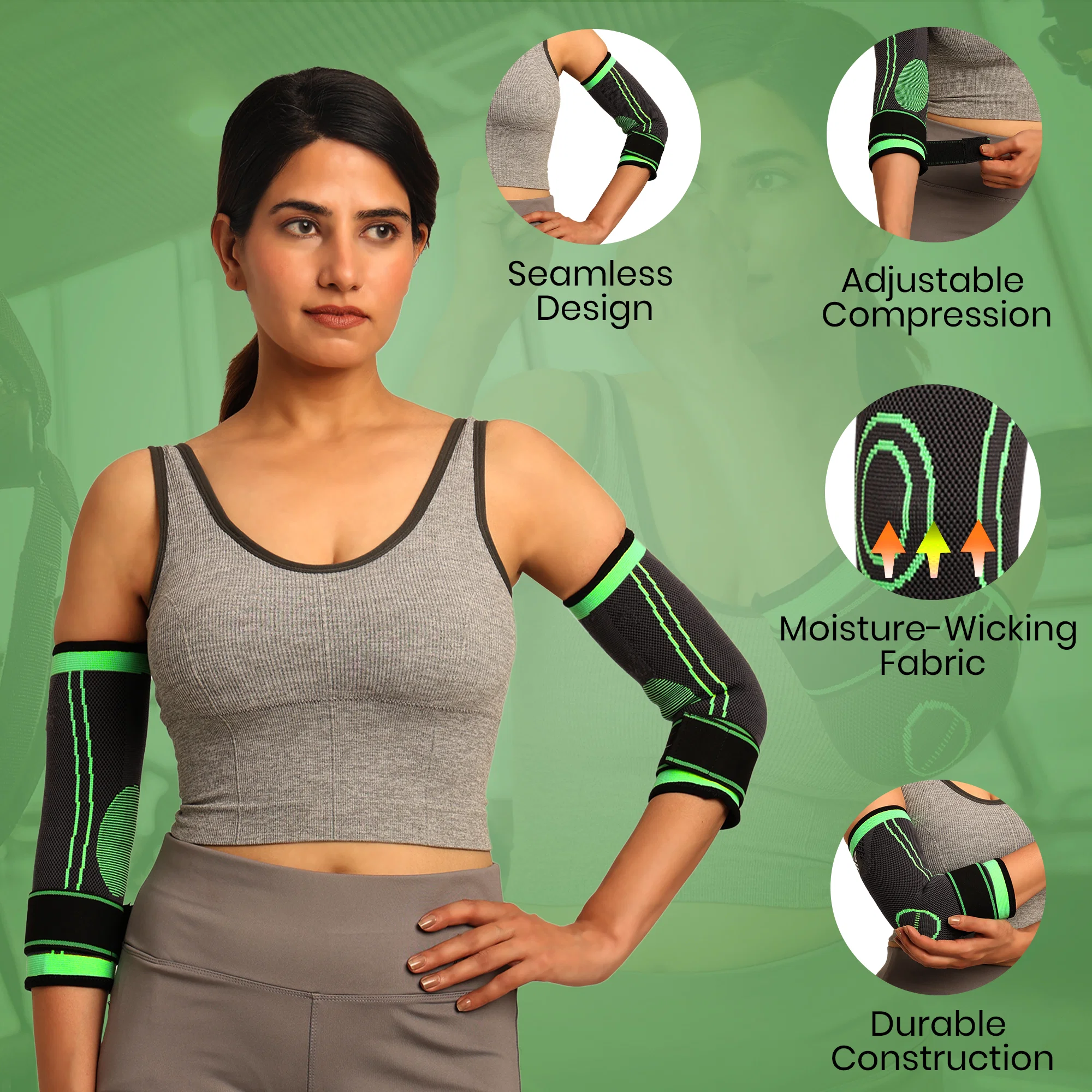 Highzone FlexiSupport Elbow Compression Sleeve - Image 4