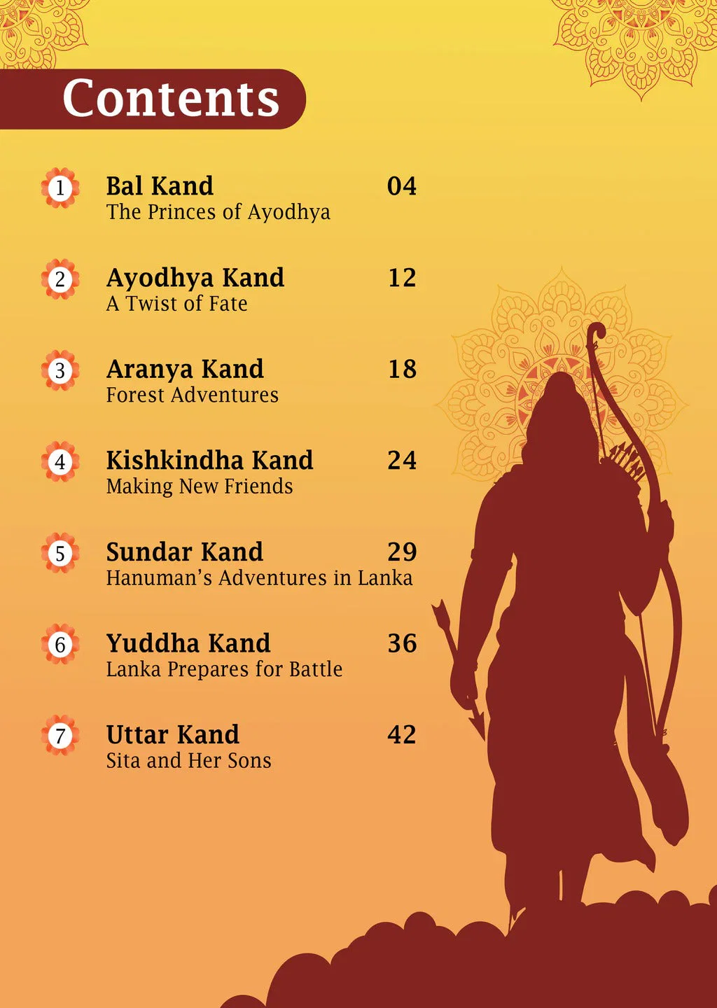 Ramayan Story Book for Kids Handbook | Padded Illustrated Mythology for Children - Image 4